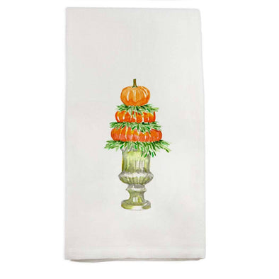 Pumpkin Topiary Tea Towel