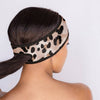 Microfiber Spa Headband - Leopard, Blush