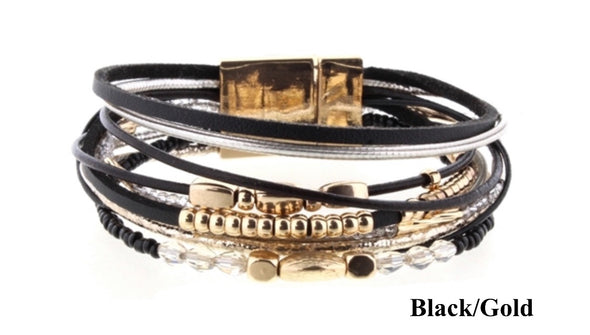 Jane Marie All Stacked Up Magnetic Bracelets