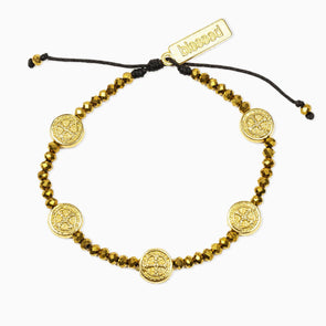 Gratitude Crystal Bracelet (Gold)