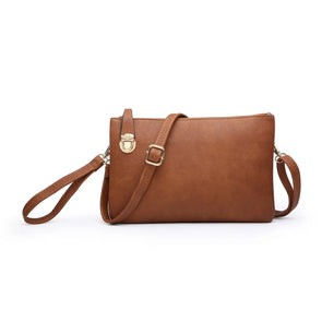 Sarah Crossbody/Clutch w/ Top Zip & Lock Closure