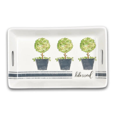 Ceramic Blessed Topiary Tray