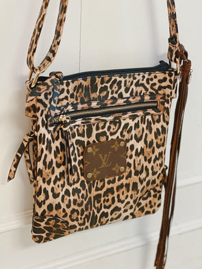 Upcycled Leopard Conceal Carry Bag