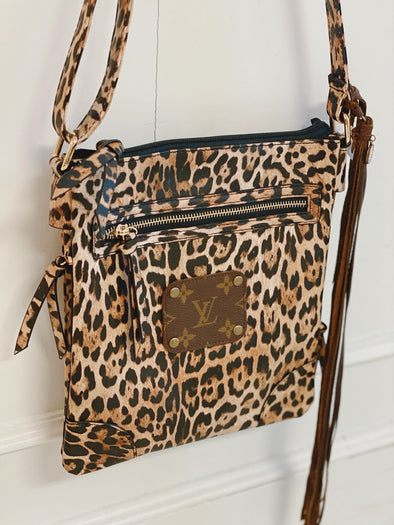 Upcycled Leopard Conceal Carry Bag