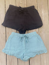 Gauze Ruffle Shorts (2 Colors)