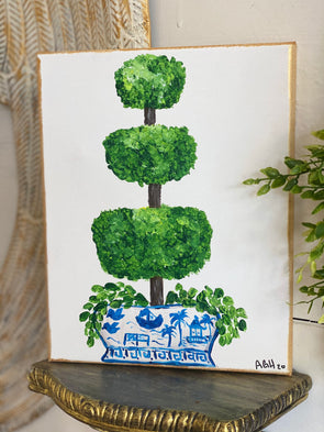 Willow Topiary Painting