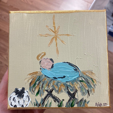 Baby Jesus Painting