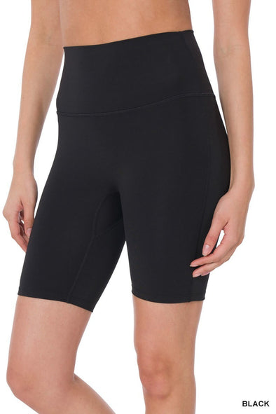 Black Biker Shorts (S-3X)