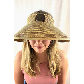 Upcycled Packable Sunhat Visor